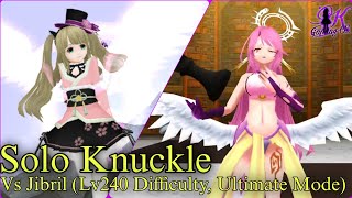 [Toram Online] - Solo Knuckle Vs Jibril (Lv240 Ultimate)