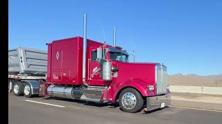 TommyTwoTubbs in his 2023 Kenworth W900 Rollin Thru AZ "IMT Transport"