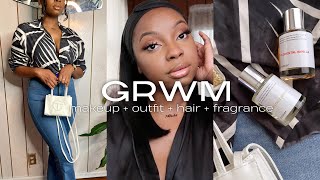 summer glowy grwm | makeup + outfit + hair + fragrance | Abiola K.