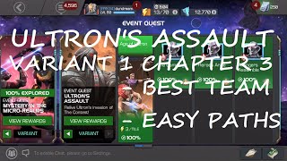 Ultrons Assault Variant 1 Chapter 3 Completion Guide | MARVEL CONTEST OF CHAMPIONS | MCOC | VARIANT1