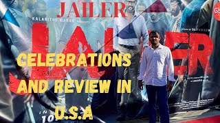 🔥American 🇺🇸 -வில் Jailer movie celebrations in us|| california Rajni fans || Jailer movie review