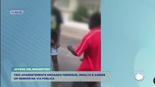 miúdos perdeu o controle e lutará com um idoso e se mostra que tão arrependidos😥