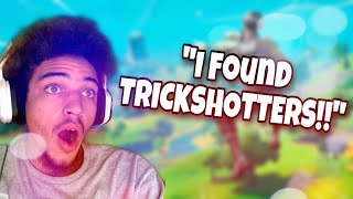 I found TRICKSHOTTERS in Fortnite…