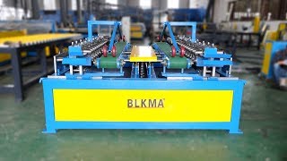 BLKMA company Duct Manufacturing Duplex TDF Flange forming machine