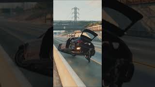 BMW Crash on the Highway | #beamngdrive