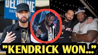 Eminem Claims That Kendrick Lamar Defeated Drake And 50 Cent In Their Rap Beef⁉️