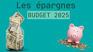 [BUDGET 2025] Définir ses catégories d'épargnes