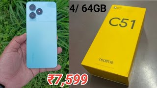 Realme C51 4/ 64GB Review - Only ₹7,599 !!