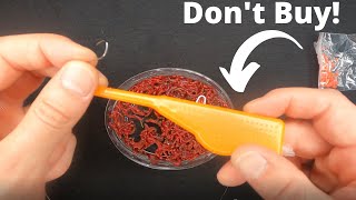 Useless Fishing Gadget - Ice Fishing With Bloodworms - DON'T BUY!!! [4K]