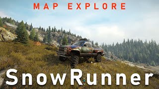 SnowRunner Gameplay - Map Explore - Black River, Michigan