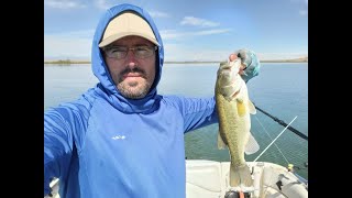 Bass Fishing Pelican Lake UT 2024 with Custom Baits!!!