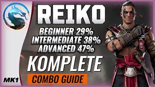 NEW REIKO KOMPLETE COMBO GUIDE| MORTAL KOMBAT 1