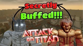 Shifting Just Got BUFFED in Attack on Titan Revolution! | Roblox