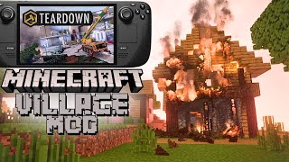 Tearing Down a Minecraft Village | Teardown Steam Deck Gameplay