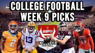 College Football Week 9 Picks & Predictions