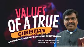 EVANGELISM - Taking the Good News to the World | 26 May  2024 | 9:30 a.m. Sunday service Live