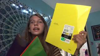 School supplies haul!  Freshman year