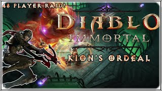 Kion's Ordeal 48 Player Raid! - Diablo Immortal Closed Alpha Gameplay