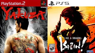 Yakuza PlayStation Evolution (2005-2023)