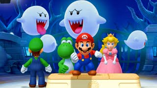 Mario Party 10 - Peach vs Mario vs Luigi vs Yoshi(Very hard mode)| Cartoons Mee