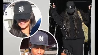 Rihanna & A$AP Rocky Seen For 1st Time With Baby Boy On Private Jet