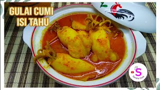 RESEP GULAI CUMI ISI TAHU KHAS PADANG