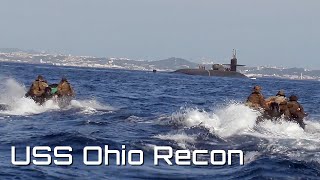 Submarine USS Ohio Trains with Force Recon Marines