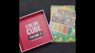 Colour Cubing Card 493 into a notebook #colorcubers