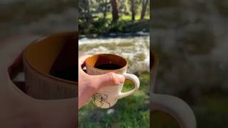 But first, coffee #shorts #estespark #colorado #stream #beauty #nature #coffee #caffeine