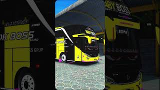 Kece banget || pake mod map $ #fypシ゚ #bussid #capcut #busmania #masukberandayoutube