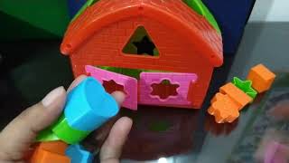 2 minutes opening satisfying with this colorful house shapes #asmr