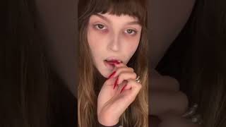 Get ready with me vampire edition🦇🧛‍♀️ #grwm #vampire