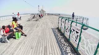 Walking in Folkestone pier harbour