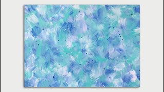 Abstract Acrylic Painting: Soft and Subtle Pattern with Acrylic Paint- Part 1 of 2