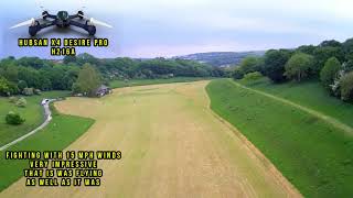 Hubsan H216A X4 Desire Pro FPV Flight In The Wind