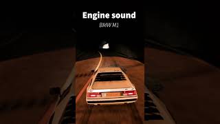 Engine sounds: BMW M1