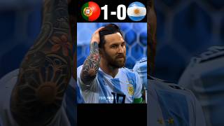 Portugal Beat Argentina | World Cup Final imaginary Messi Crying #football #ronaldo #messi