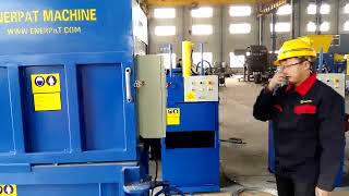 Vertical Baler for plastic,cardboard,pet bottle,textile,fabric,cotton