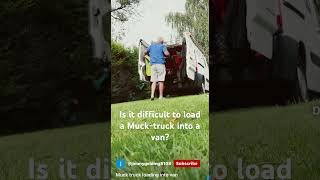 Is it difficult to load a Muck-truck to a van? Credits to our customer who uploaded this video😁