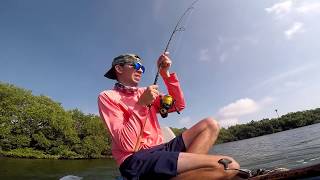 CATCHING MY FIRST SHARK IN THE KAYAK