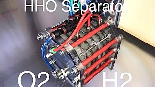 HHO Hydrogen Generator Separator. How to separate H2 - O2. Part 1