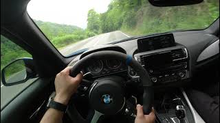 BMW 118i F20 / POV / Dağ Yolları Tempolu Sürüş