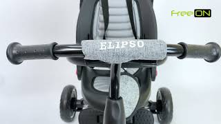 Триколісний дитячий велосипед Free2Move ELIPSO black grey