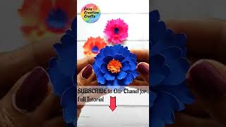 Beautiful Paper Flowers🌸 #youtubeshorts #crafts #easycreativecrafts #shorts #papercraft #paperflower