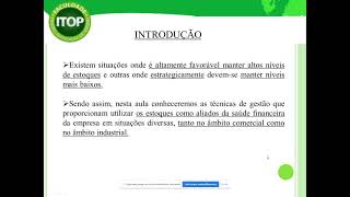 Capitulo 6 - ADM do Estoques