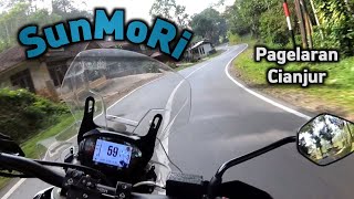 Sunmori Pagelaran Cianjur (RAW Video) | Triumph Tiger 800 XCx