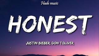 Justin Bieber - Honest (Lyrics) ft. Don Toliver