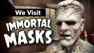 We Visit Immortal Masks  - How To Make Silicone Masks - HALLOWEEN   4K