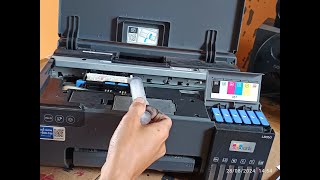 CARA KURAS TINTA PRINTER EPSON L8050 DENGAN MUDAH DAN AMAN. GANTI TINTA PRINTER EPSON L8050