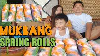 SPRING ROLLS MUKBANG l SARAP ASMR MUKBANG